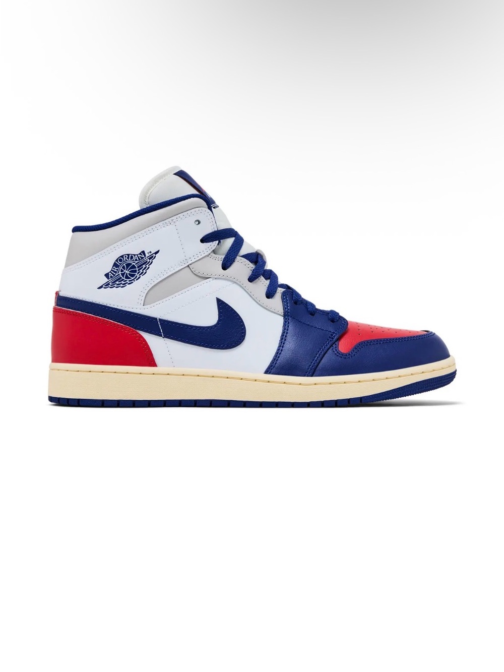 Nike Air Jordan 1 Mid White/Blue/Red – DQ8426-102